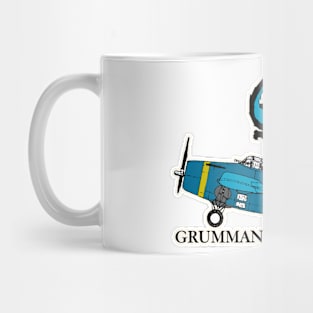 Grumman F4F-4 Wildcat - white Mug